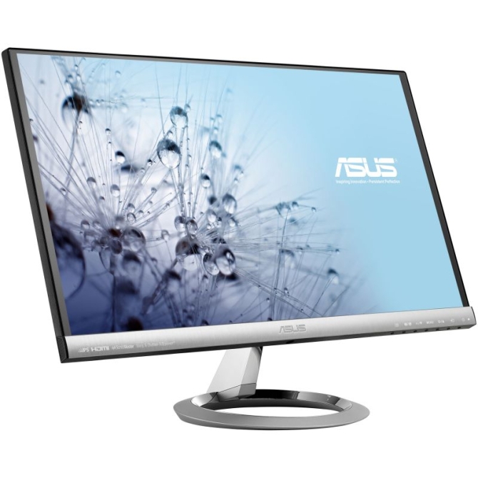 Moнитор LED Asus 23", Wide, Full HD, HDMI, Говорители, Сребрист/Черен, MX239H
