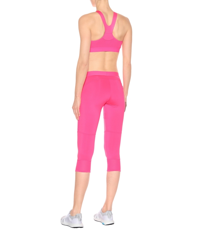 Pink sports bra