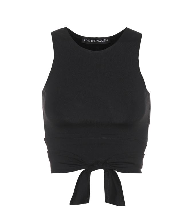 Cropped sport tank top